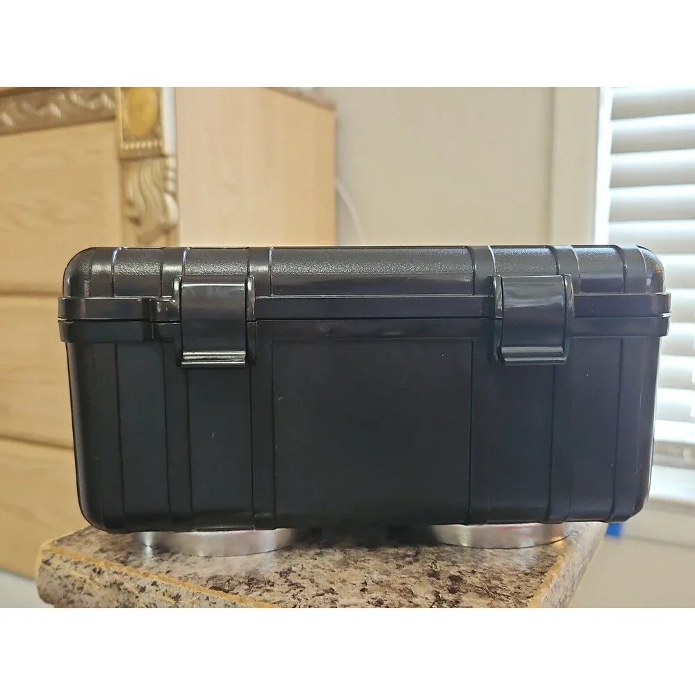 S3 T3500 Water Resistant Hard Case Black With Foam & Magnetic Base